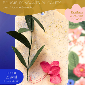 Cire végétale | Projet au choix le 23/04