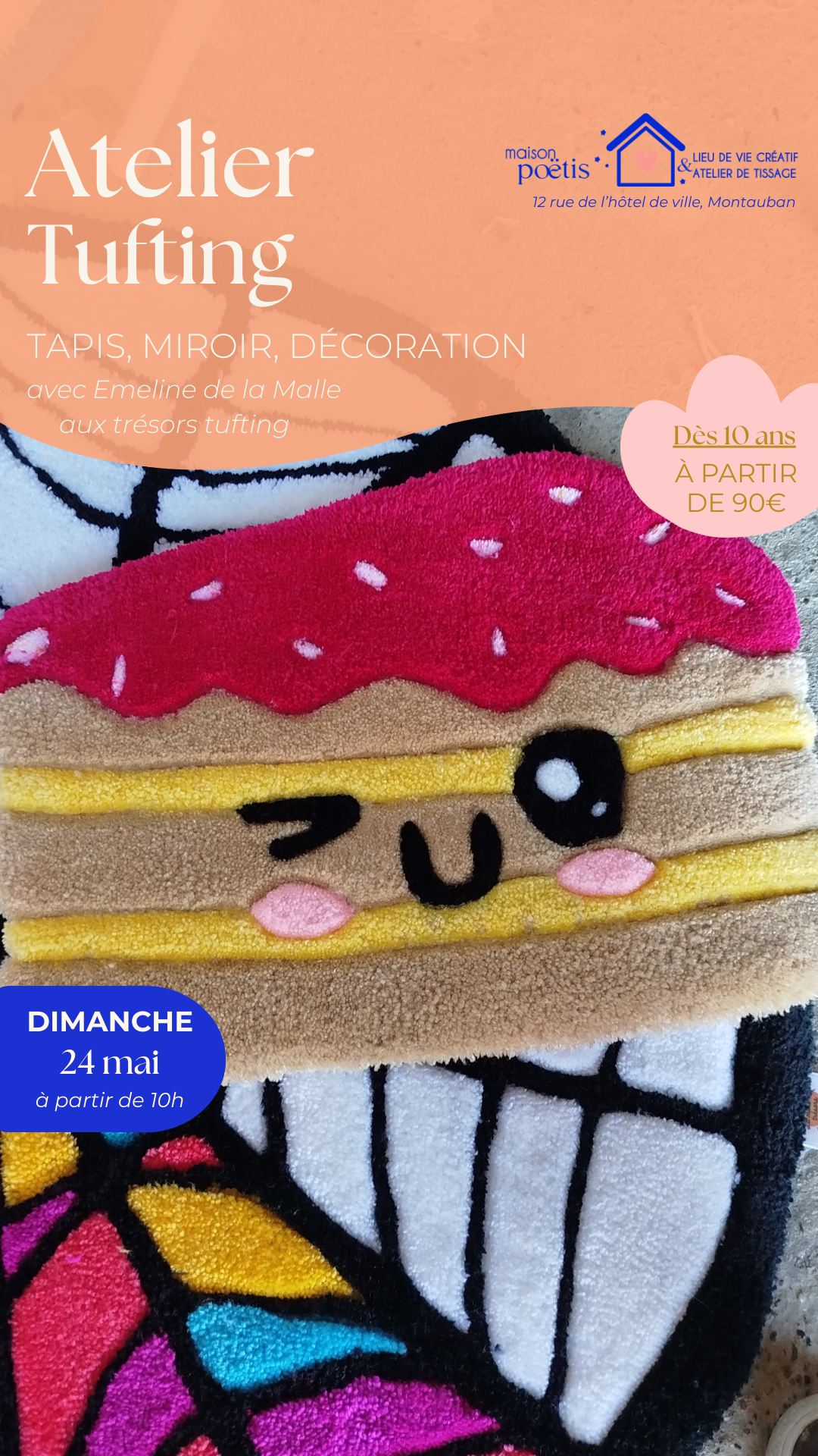 Atelier tufting | Projet au choix le 24/05